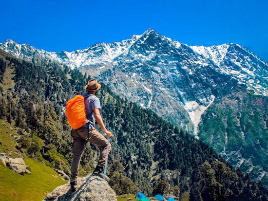 Day Hiking Pack List - Hiker looking at a view