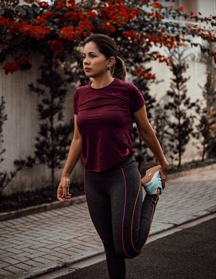 A Hiking Fitness Plan - Woman stretching