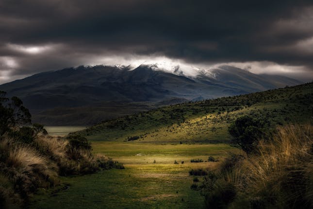 10 Rules For Hiking Safety - Storm in mountains 