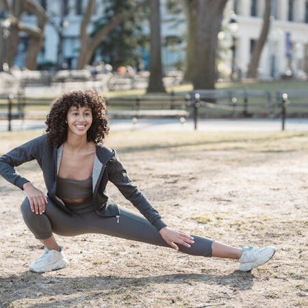 Should You Stretch After Hiking - aductor stretch