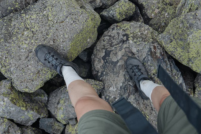 Treating Hiking Injuries - Stepping over rocks