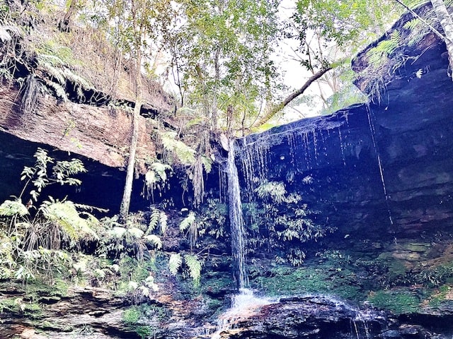 How To Take Nature Photos - an edited image of the grotto
