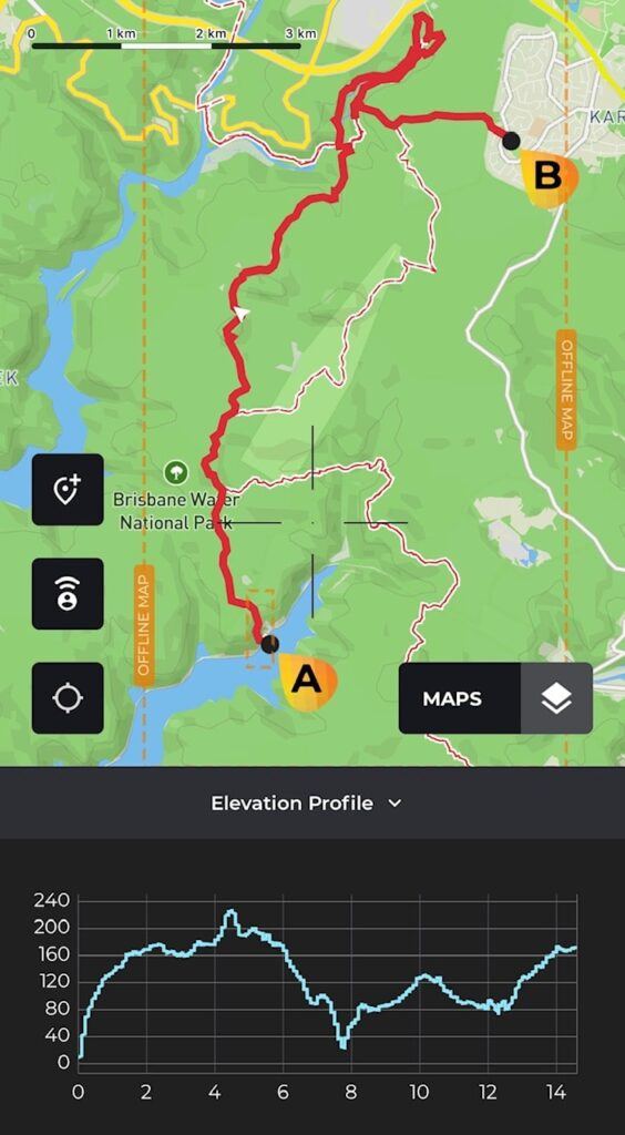 Hiking In Brisbane Waters National Park - Hike Map