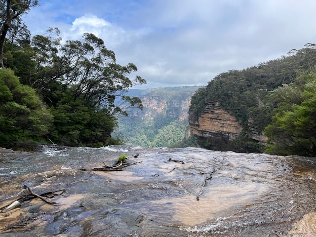 Blue Mountains Sydney Australia - Top section of Wentworth Falls