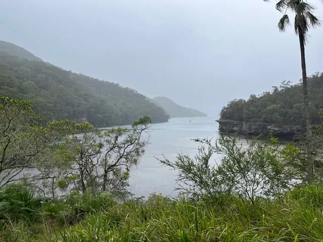 Taffys Rock Return - View of Jerusalem Bay on an overcast day